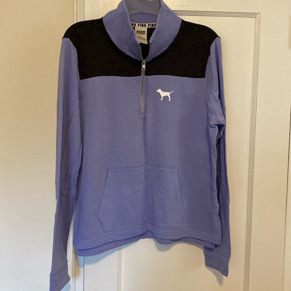 PINK Victoria's Secret Tops - Victoria secret pink half zip hoodie
